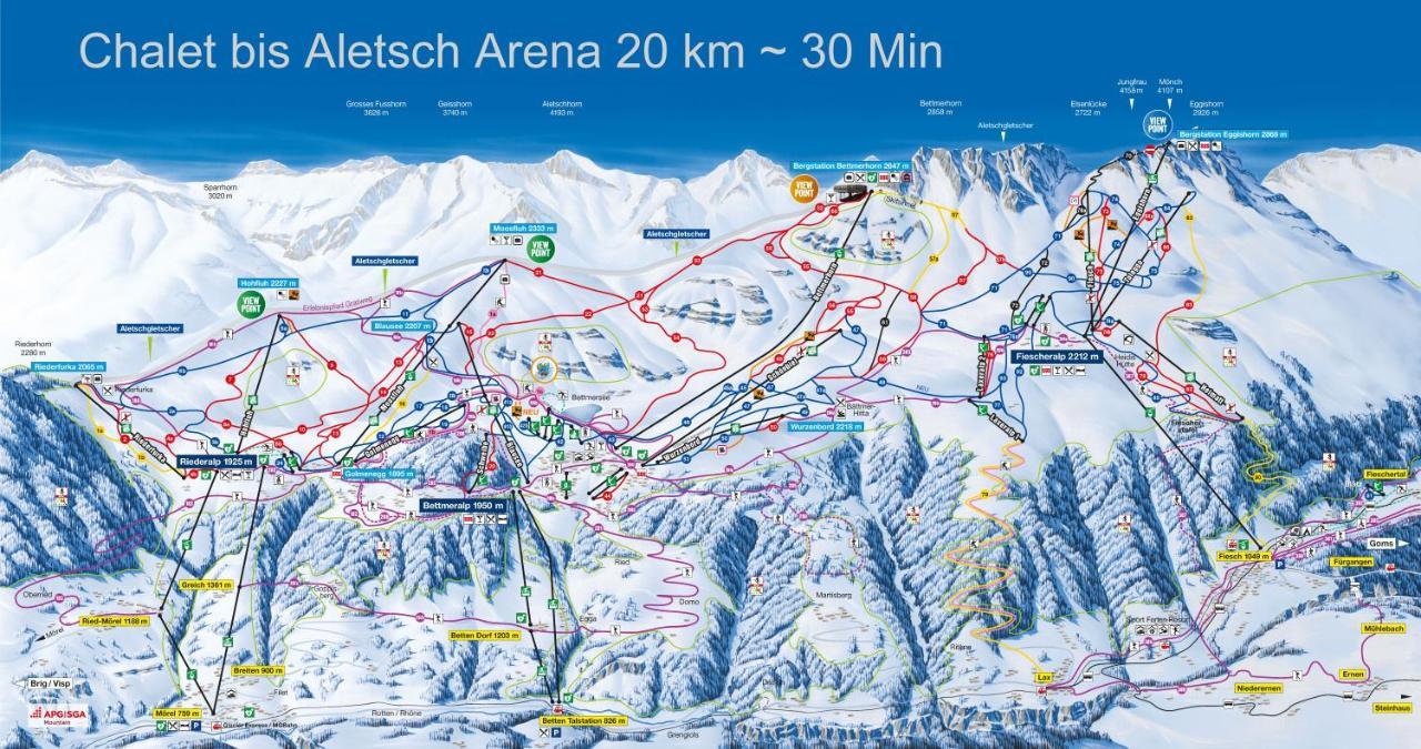 Chalet Matterhornsicht Naters Kültér fotó